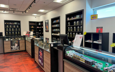 cannabis dispensary interior photo